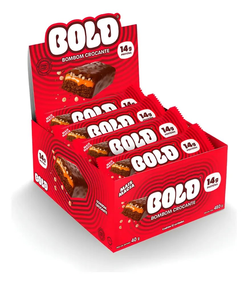 Barra de Proteína Bold 40g (12 Unidades)