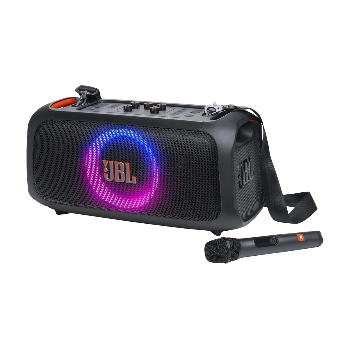 Caixa de Som, JBL, PartyBox On The Go Essential, Com Microfone
