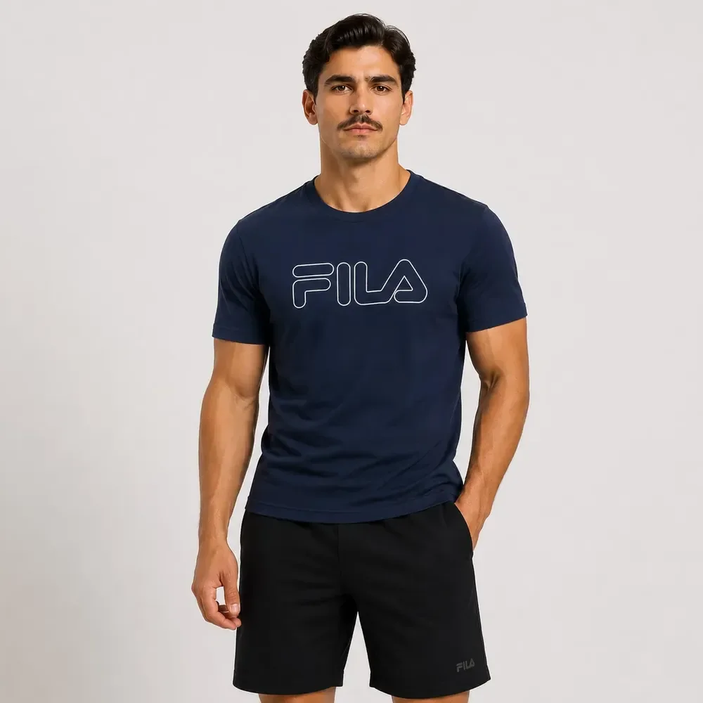 Camiseta Fila Letter Outline