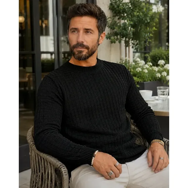 Blusa De Frio Suéter Masculino Lã Tricot