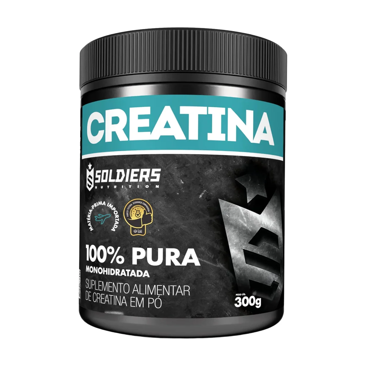 Soldiers Nutrition Creatina Monohidratada Pote 300g