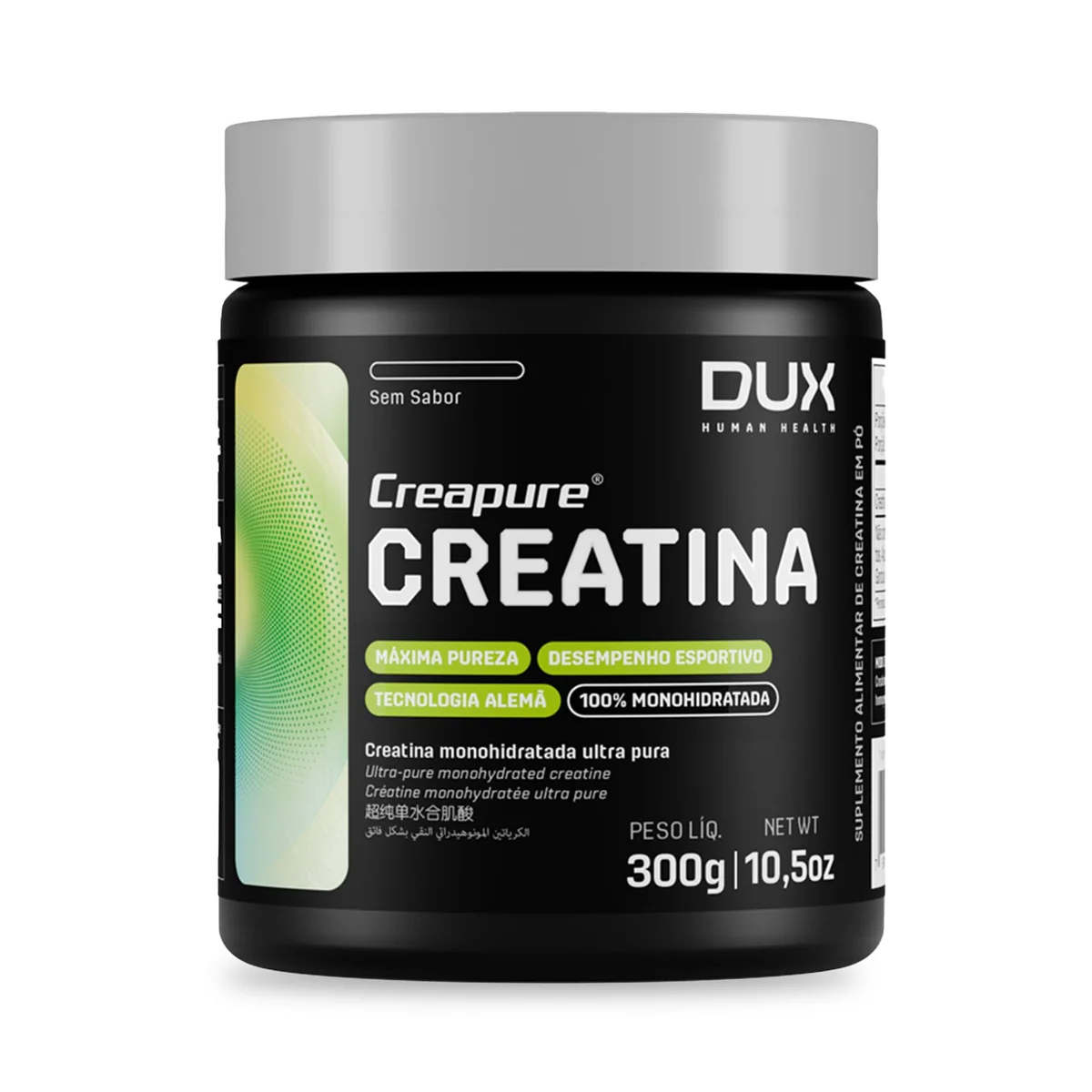 Creatina Monohidratada 100% Creapure Sem Sabor Pote 300g – Dux Human Health