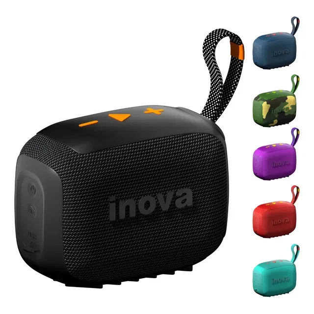 Caixa Som Bluetooth Tws Grave Potente Portátil Com Radio 15h