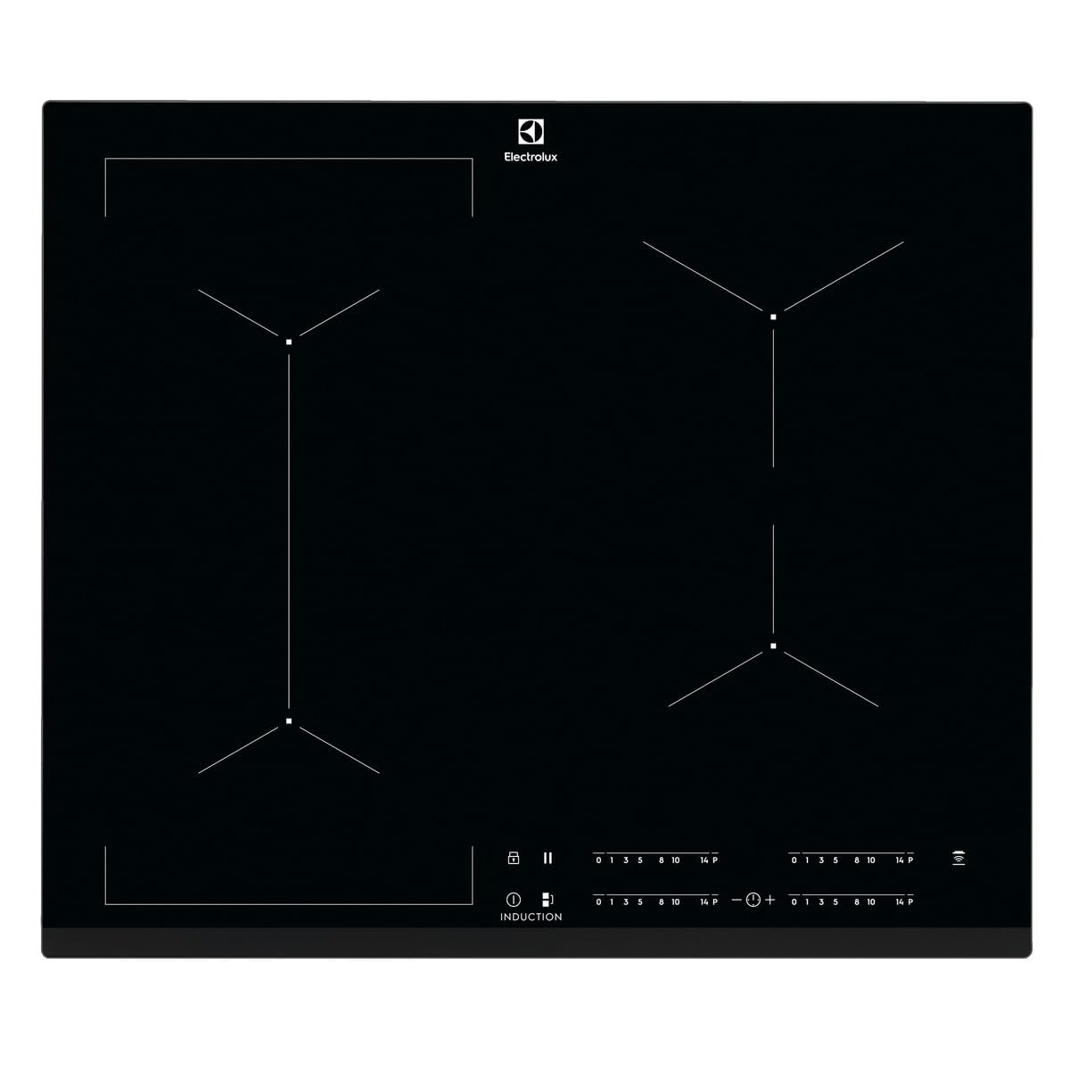 Cooktop 4 Bocas de Indução Electrolux Experience com Unicook e Timer (IE60P)