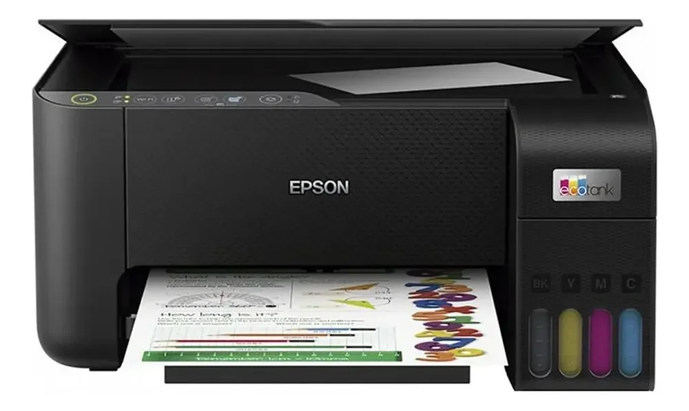 Impressora Multifuncional Tanque De Tinta Color Epson L3250 Preto