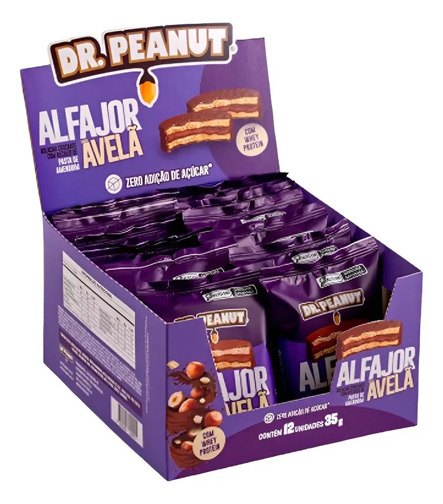 🔥Alfajor Dr. Peanut 12un - Avelã