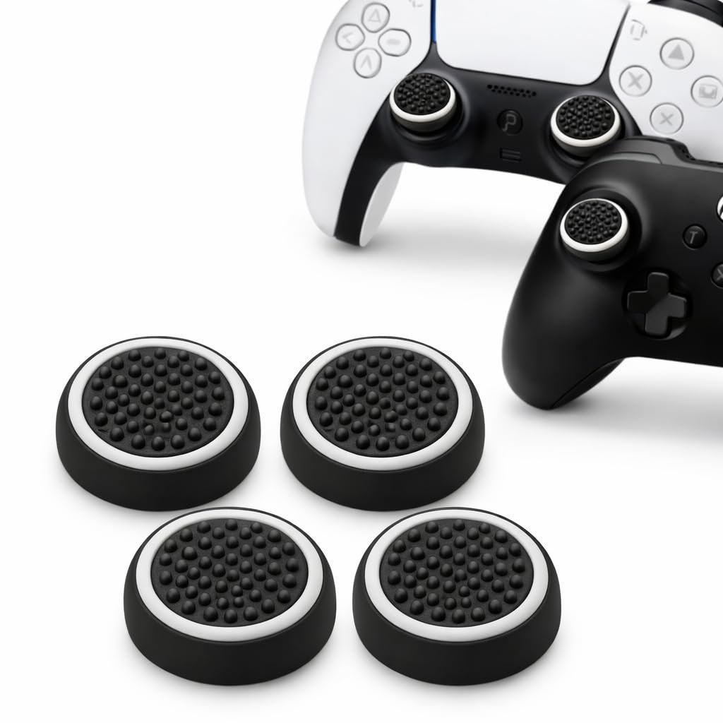 Kit de Protetores de Silicone para Joystick Analógico, Grip de Borracha, 8, 16 ou 32 Unidades, compatível com Ps3, Ps4, Ps5, Xbox One e Nintendo Switch (16)