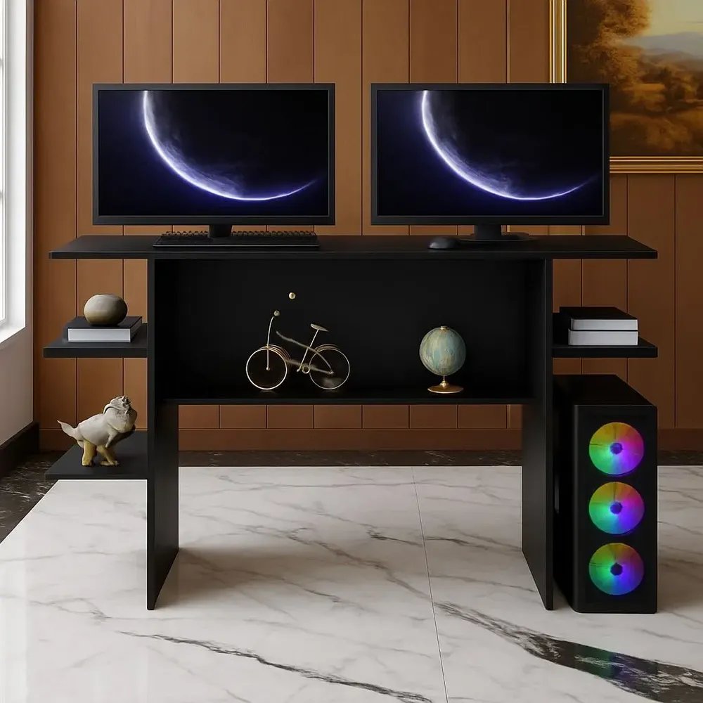 Mesa Gamer Ideal P/home Office, Estudo E Jogos