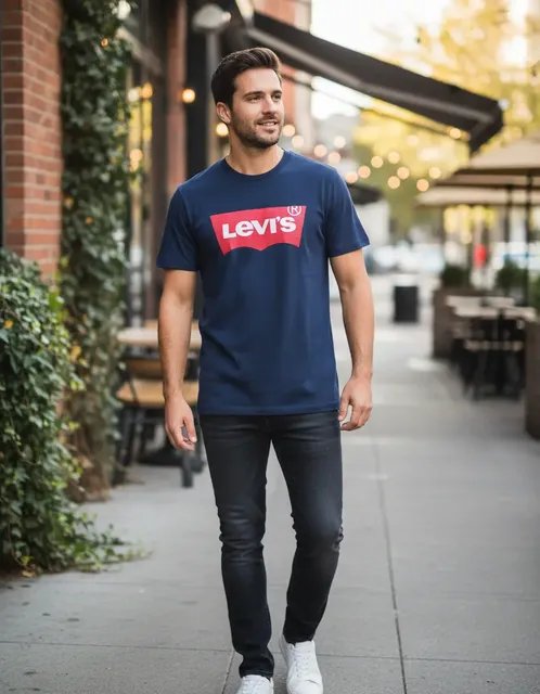 Camiseta Levis Masculina Manga Curta