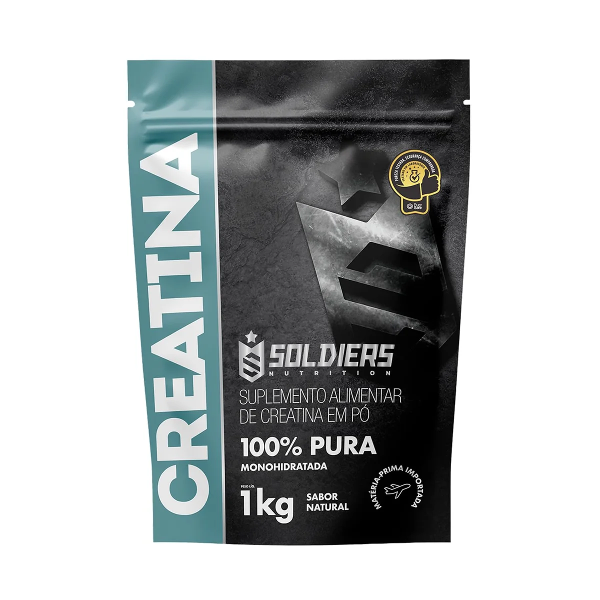 Creatina Monohidratada 1Kg - 100% Pura Importada - Soldiers Nutrition