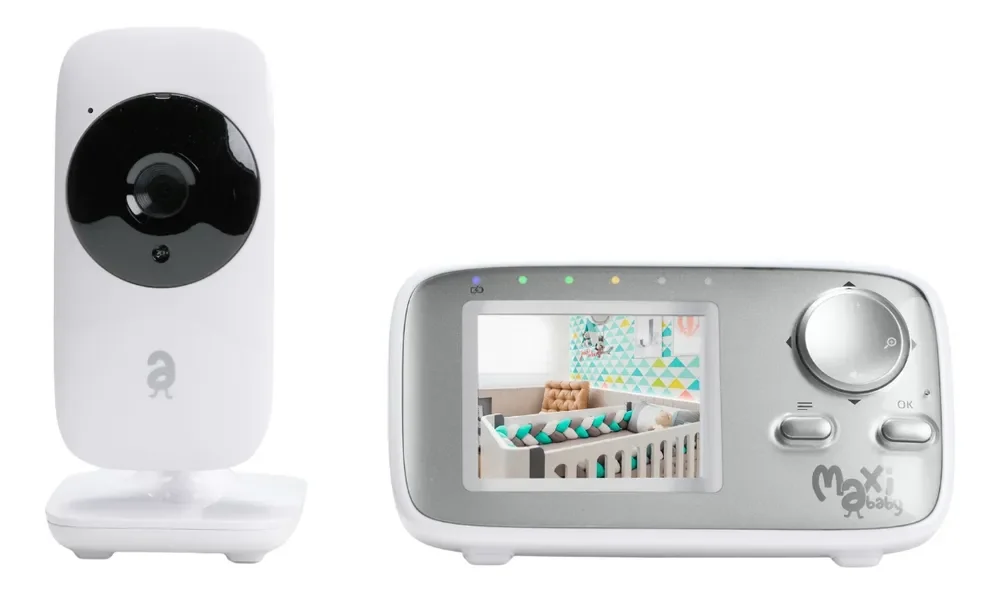 ✨Babá Eletrônica Monitor 2.4 Sem Fio Zoom Baby On Maxi Baby✨️