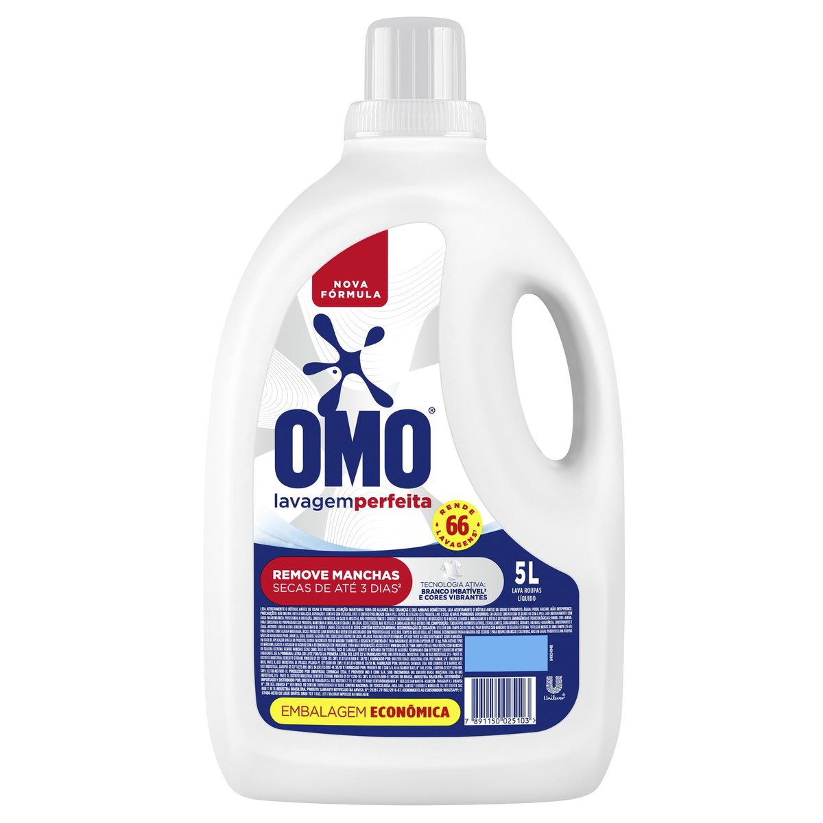 5 LITROS 🔝 OMO Lavagem Perfeita - Sabão Líquido 5L