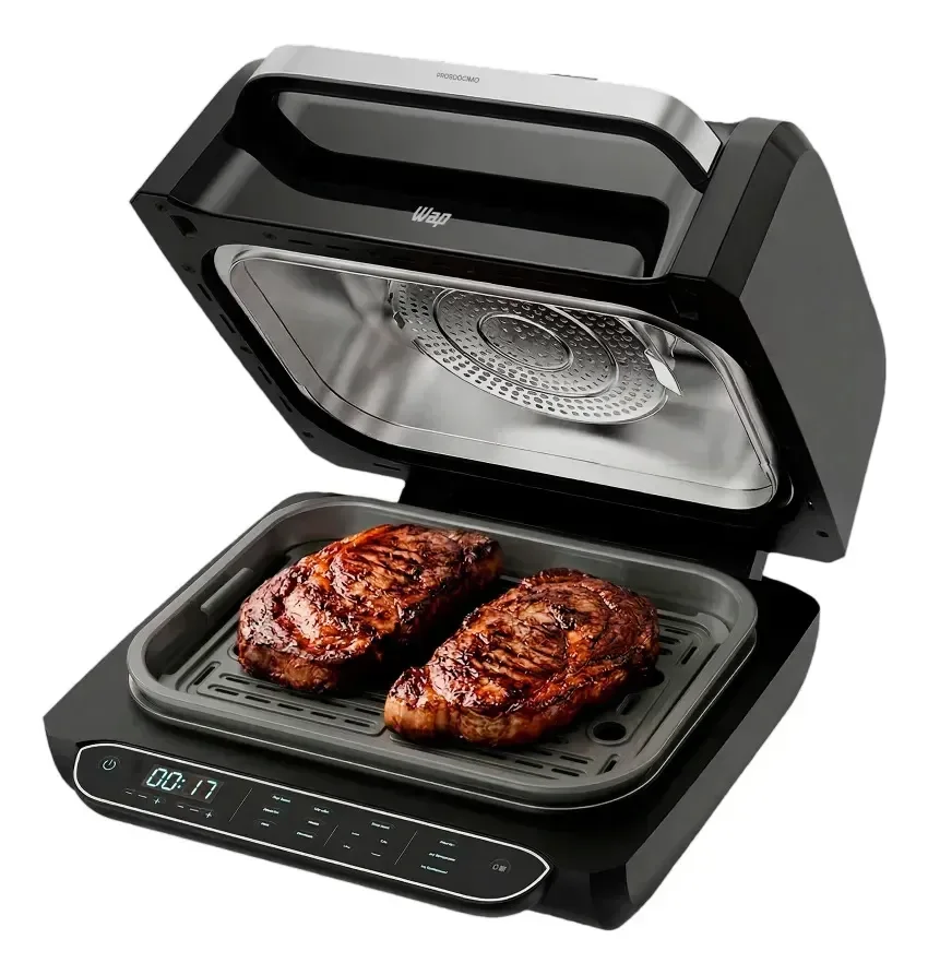 Fritadeira Elétrica Air Fryer 8 em 1 Wap Barbecue Heat Digital Wc Ab1030 220v