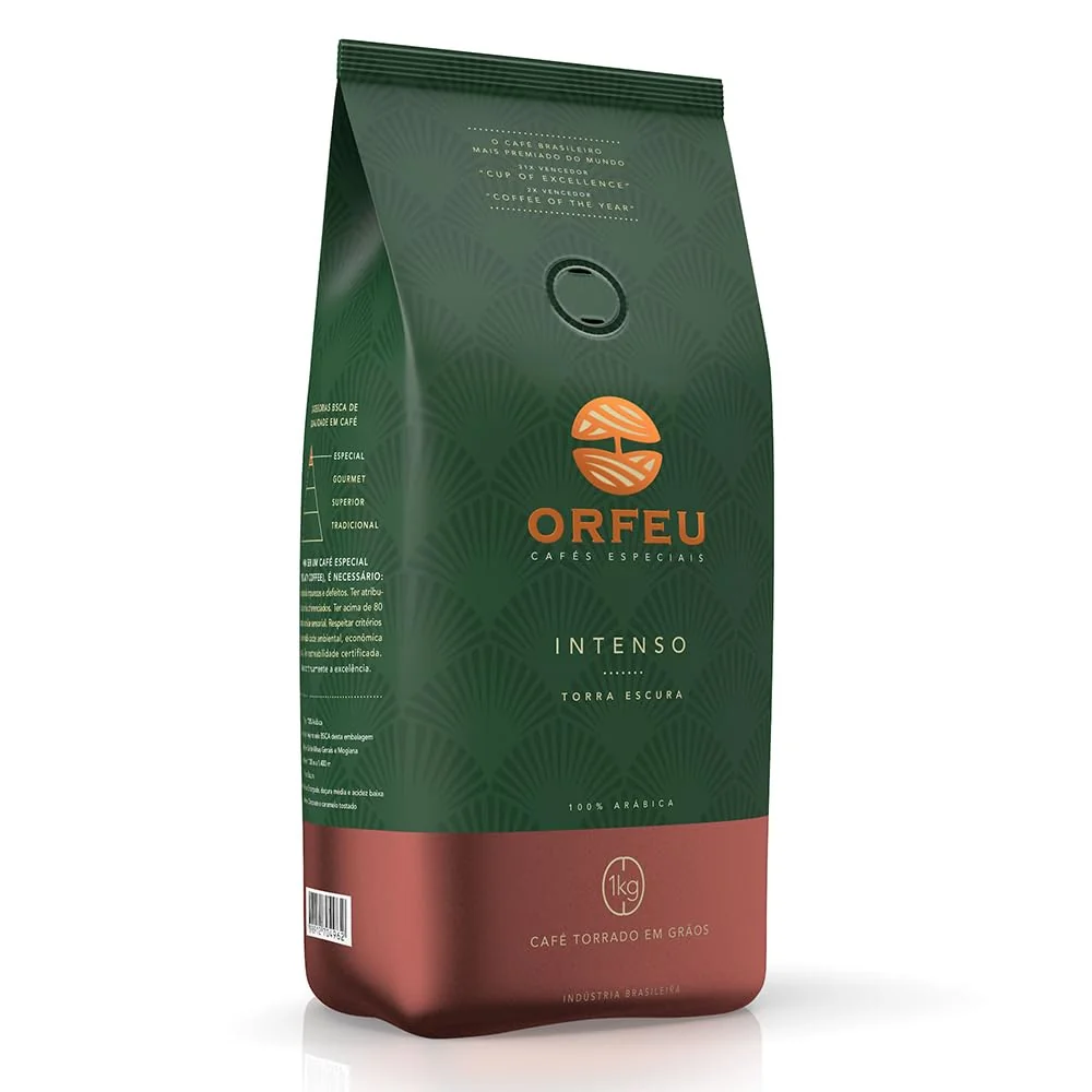 ✨ORFEU Café em Grãos Intenso Torra Escura 1 kg✨️