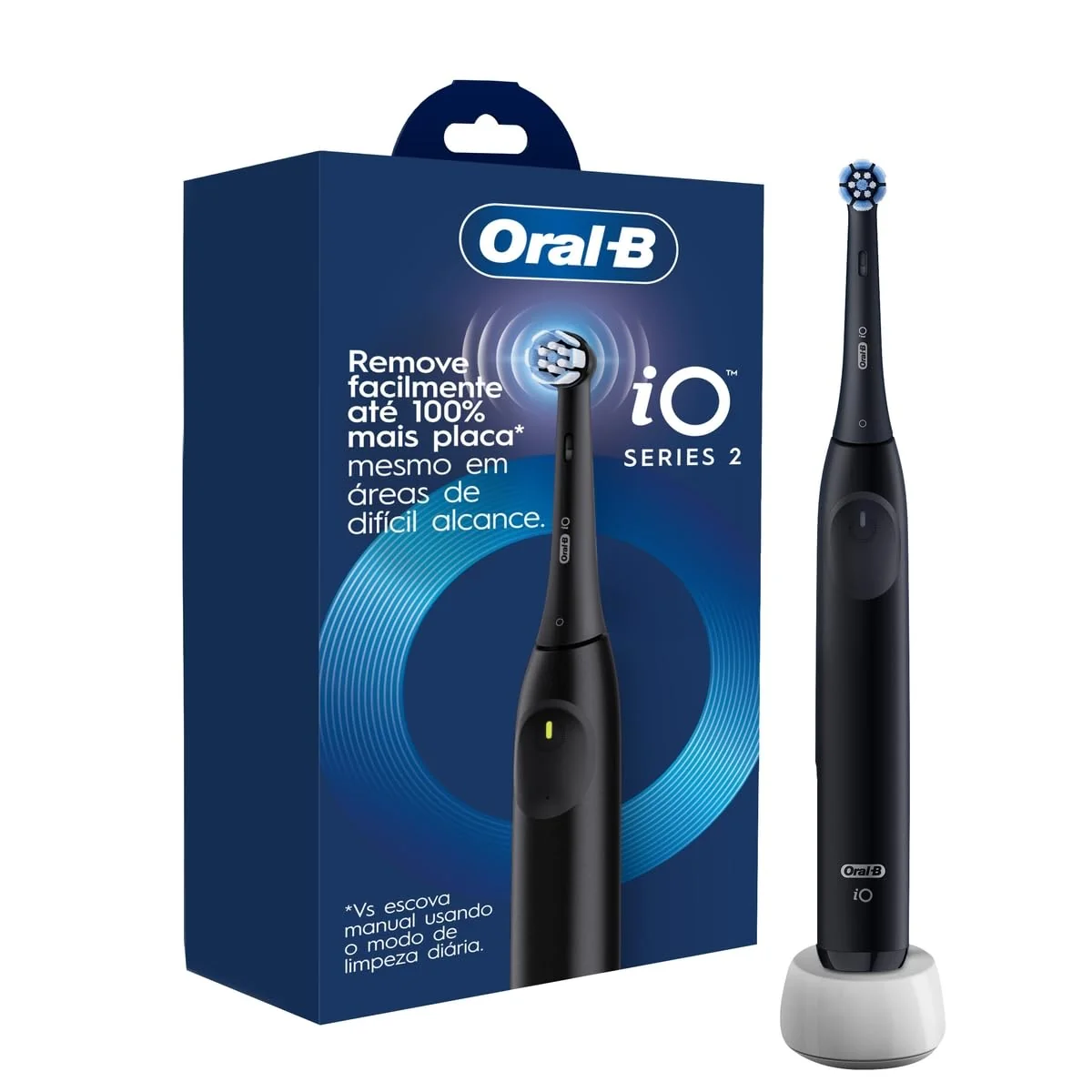 BAIXOU MUITOOO, ISSO AQUI É MUDANÇA DE VIDA 🤌🏼🔝 Oral-B Escova de Dente Elétrica iO2, 1 Cabo + 1 Refil + Carregador