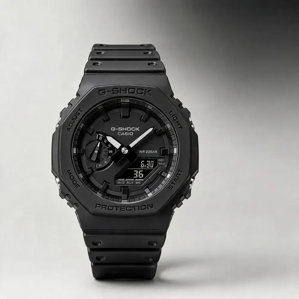 Relogio Casio Gshock Ga21001a1dr Masculino Preto Carbon