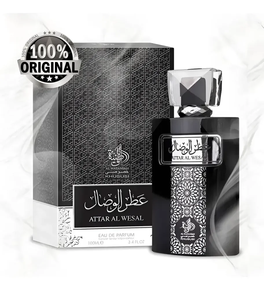 Perfume Attar Arabe Al Wesal Wataniah 100ml Masculino Eau De Parfum Lacrado Importado