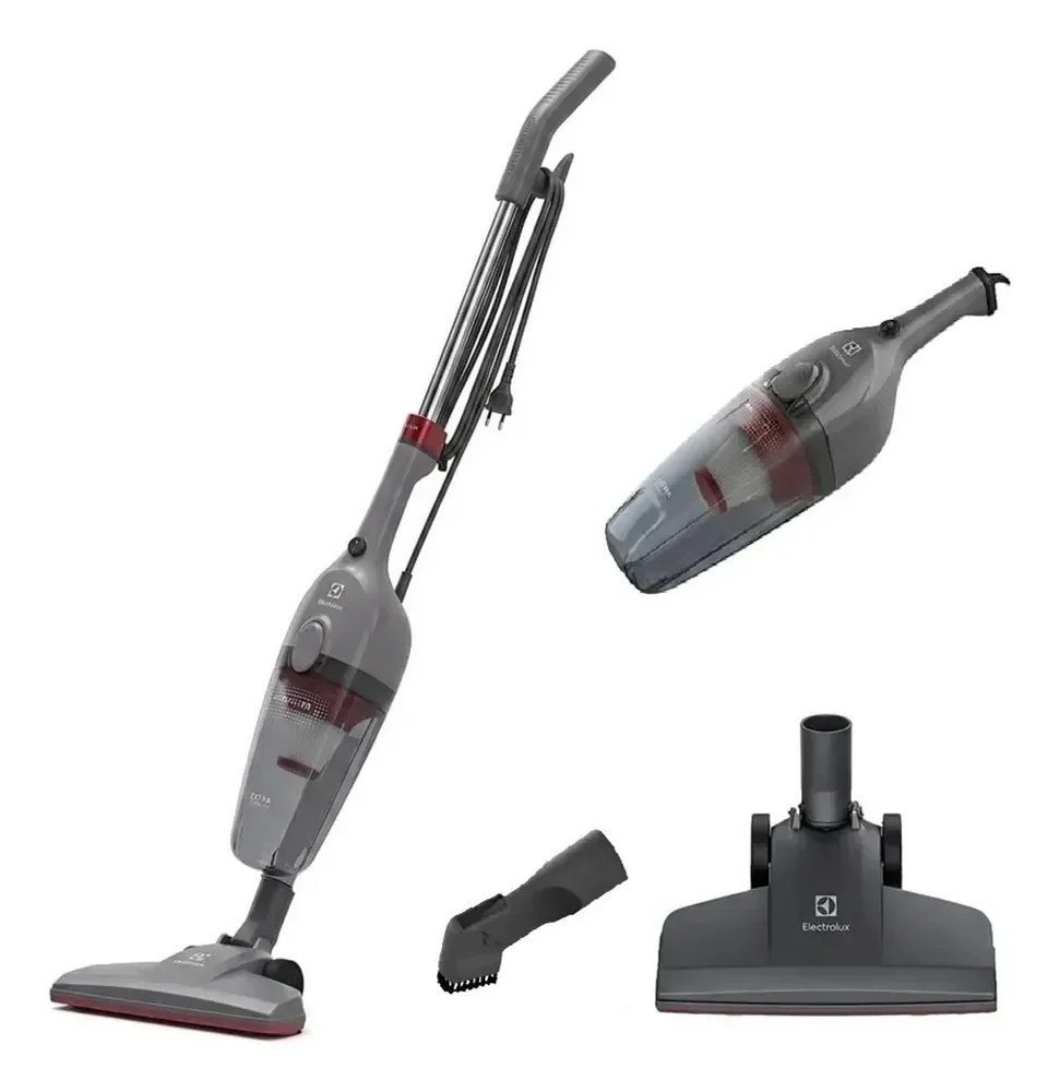 Aspirador de Pó Vertical com Fio Portátil de mão 2 em 1 potente  Electrolux 1450W STK15 127V