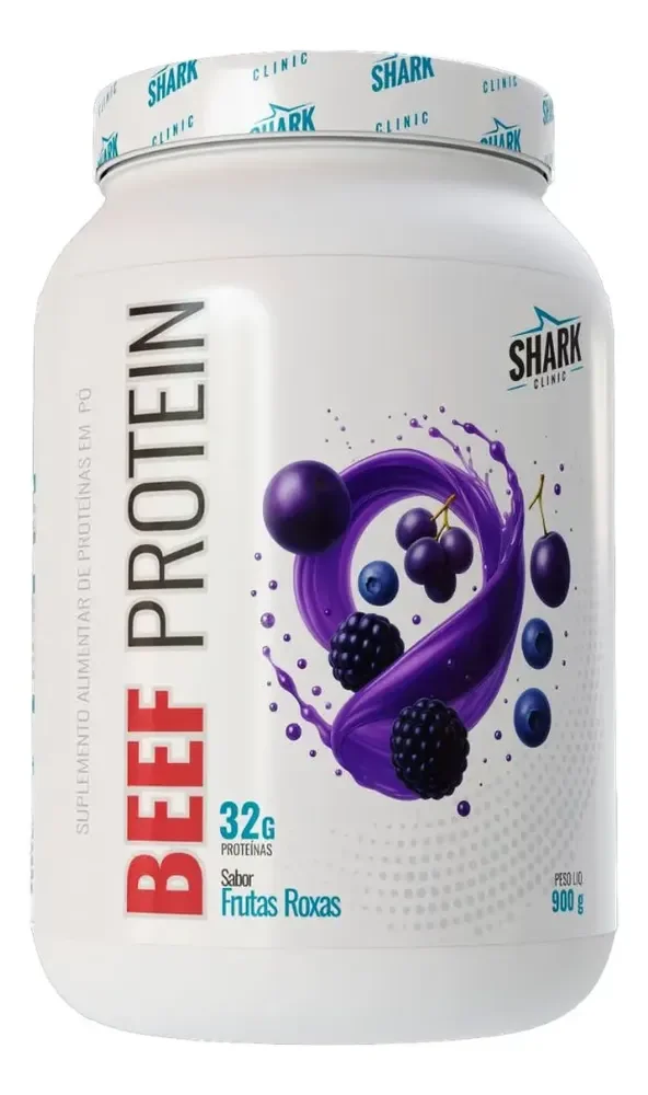 Whey Beef Protein 900g Frutas Roxas | Shark Pro Frutas Roxas