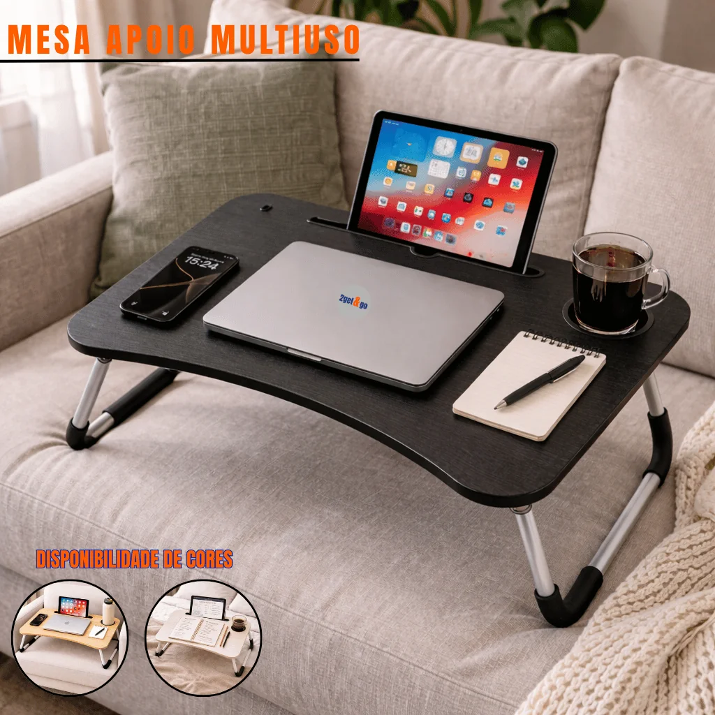 ✨Mesa Dobrável Retrátil Home Office