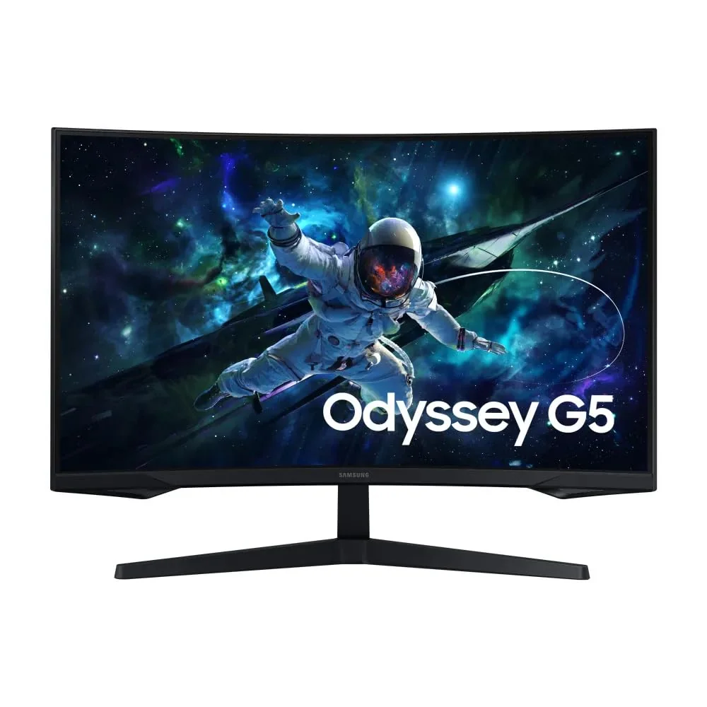Monitor Gamer Samsung Odyssey G5 32, Resolução QHD, 165Hz & 1ms, HDR 10