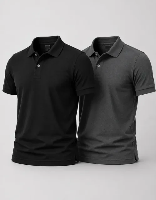 Kit 2 Camisas Gola Polo Básica