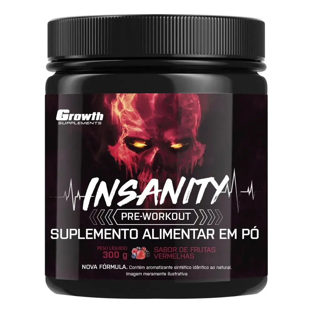 Pré-treino Insanity 300g Growth Supplements