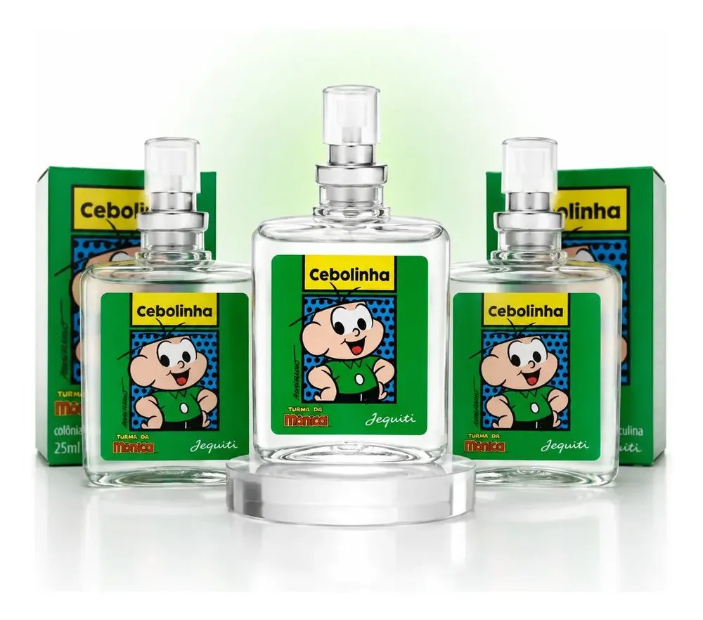 Kit 3 Perfumes Cebolinha Jequiti 25ml