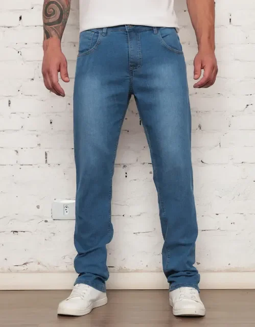 Calça Jeans Corte Reto