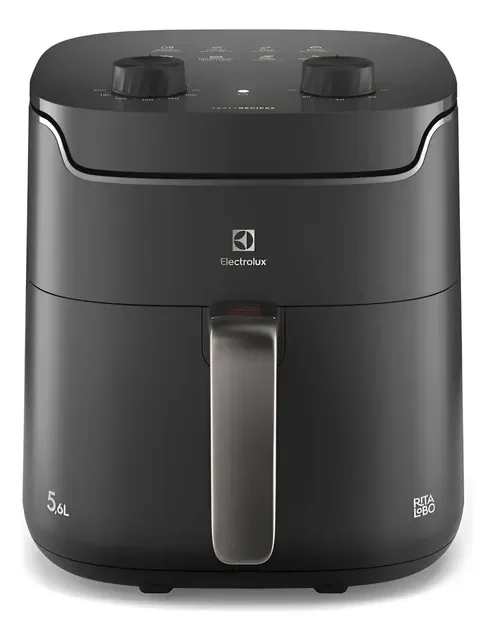 Air Fryer Electrolux Por Rita Lobo 5,6l Cinza Efficient Econ