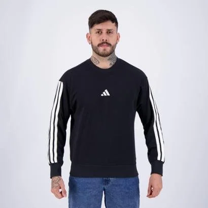 Moletom Adidas 3S Preto