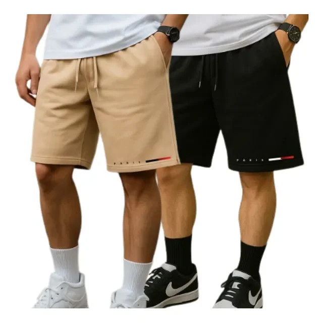 Kit 2 Bermudas de Moletom Paris