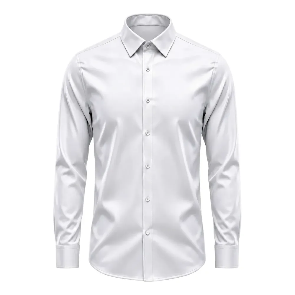Camisa Social Manga Longa Slim Fit