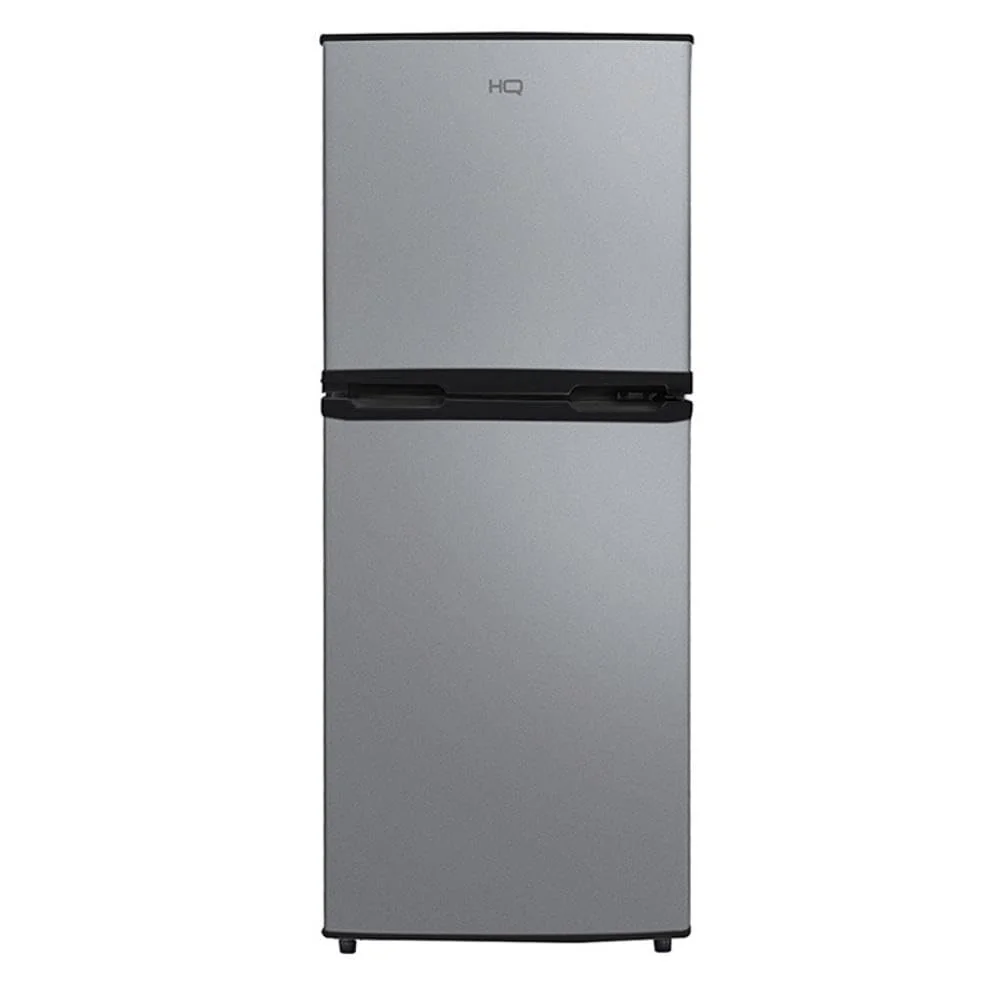 Geladeira Refrigerador Compacto HQ 140L Duplex Defrost, Baixo Consumo A+++ Preto/Cinza HQ-140RDF (220, Volts)