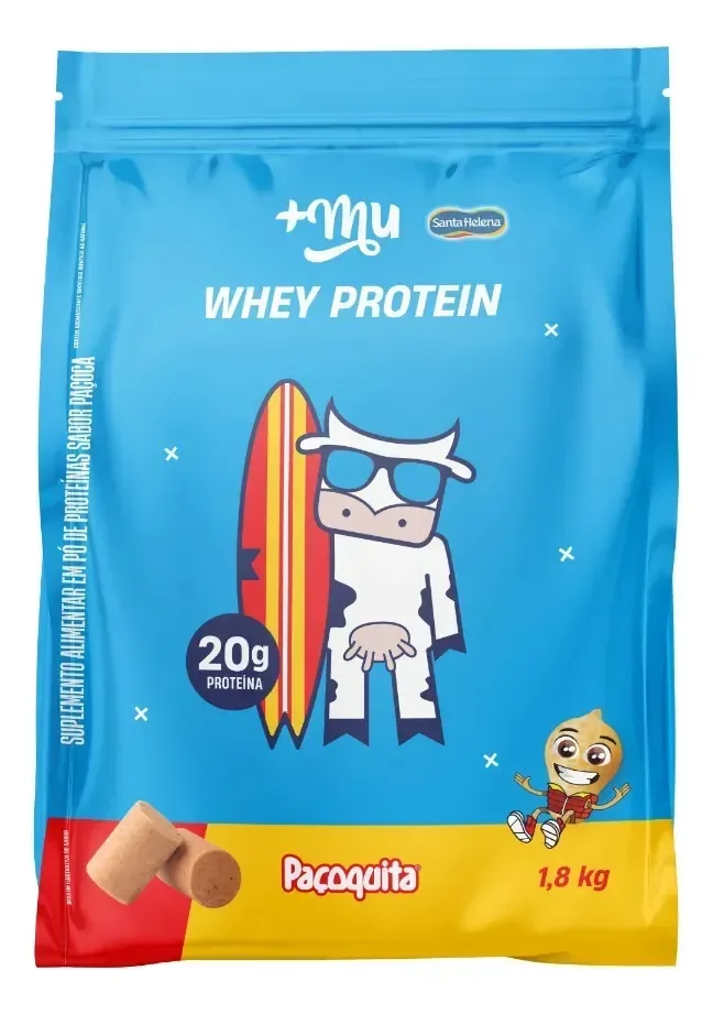 ✨Whey Protein Concentrado Refil 1,8kg +mu Paçoquita✨️