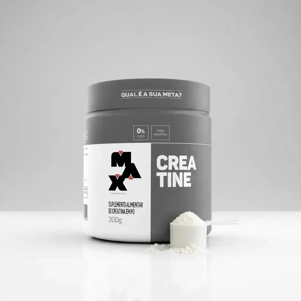 Creatina 300 Gr Max Titanium Sabor Sem sabor Creatina Monohidratada