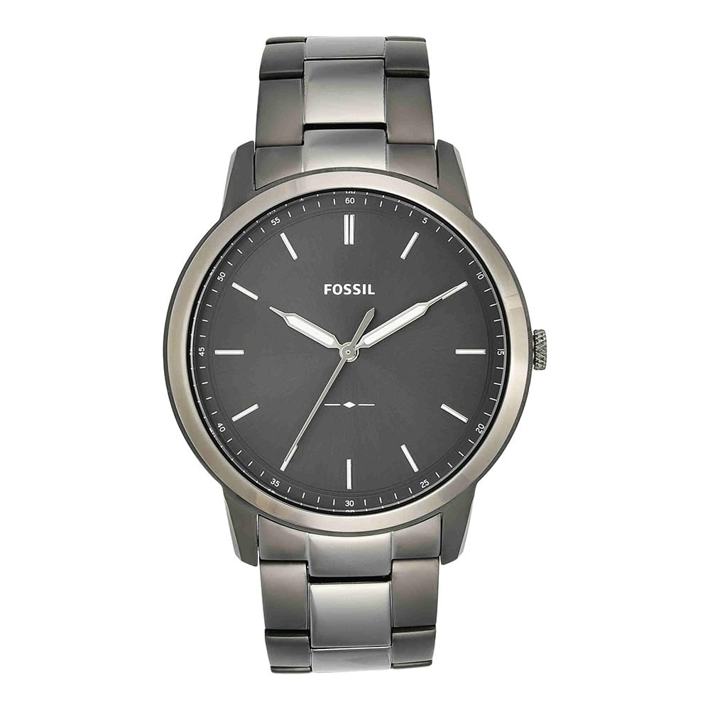 Relógio Masculino Fossil Minimalist, Quartzo, Aço Inoxidável, Três Ponteiros
