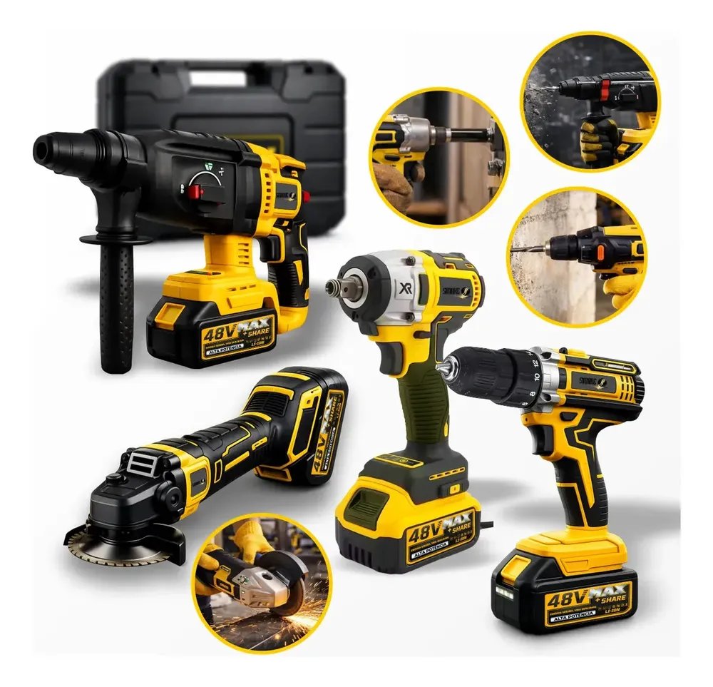 Kit Multi Ferramentas 4 Em 1 48v