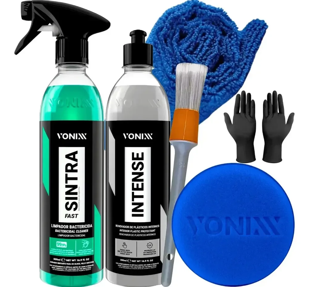 Kit Limpeza Interna Vonixx Sintra Fast + Intense 500ml