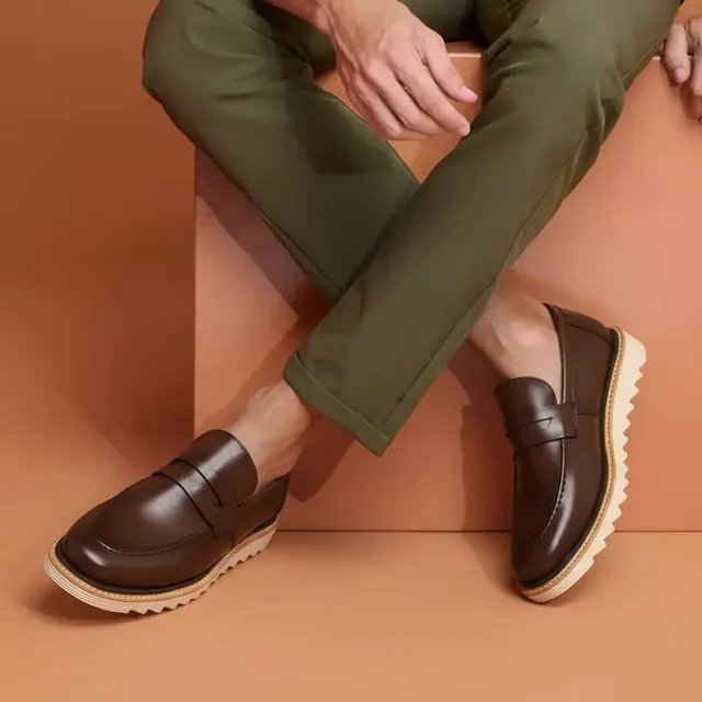 Sapato Casual Loafer Tratorado Comfort Premium