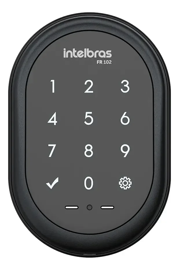 Fechadura Digital De Sobrepor Fr 102 Preto Intelbras