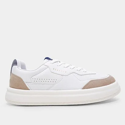 Tênis Reserva Troy Masculino - Branco+Bege