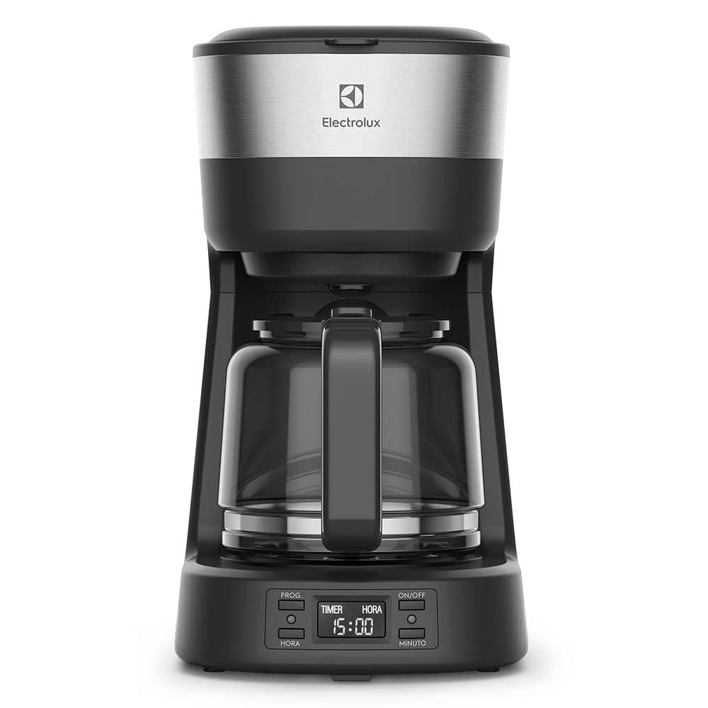Cafeteira Elétrica Electrolux inox filtro permanente removivel capacidade 1,2L 30 xicaras função…