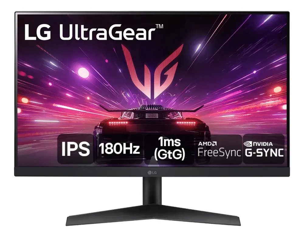 Monitor Gamer LG UltraGear 24”IPS Full HD 180Hz 1ms (GtG) NVIDIA G-SYNC AMD FreeSync HDR10 sRGB 99%
