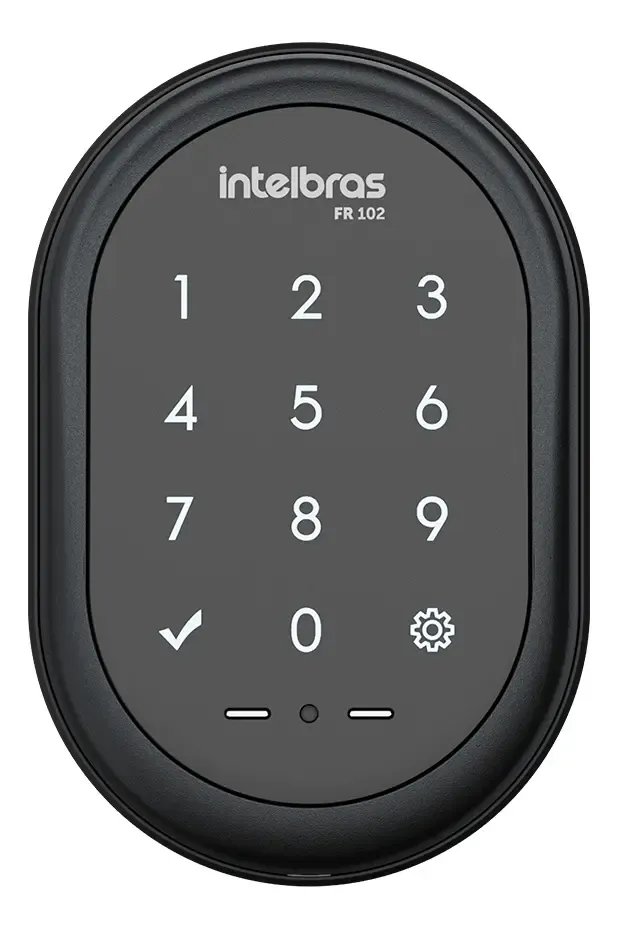 ✨Fechadura Digital De Sobrepor Fr 102 Preto Intelbras✨️