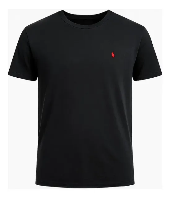Camiseta Masculina Slim Fit Algodão Premium (4 cores)
