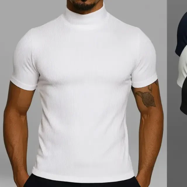 Kit 3 Camiseta Gola Alta Old Money
