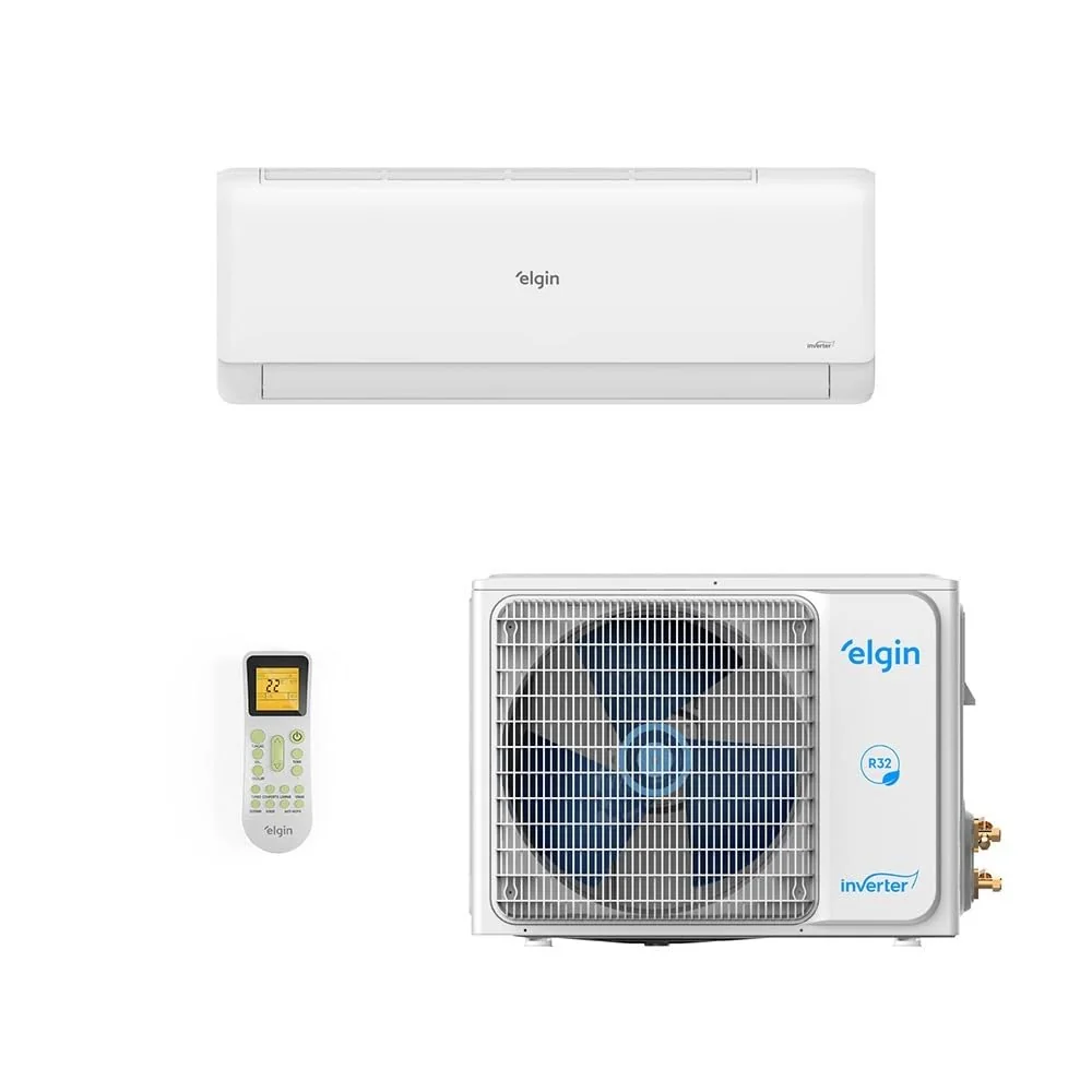 Ar-Condicionado Split HW Inverter Elgin Eco III Wi-Fi 12.000 BTUs R-32 Quente/Frio