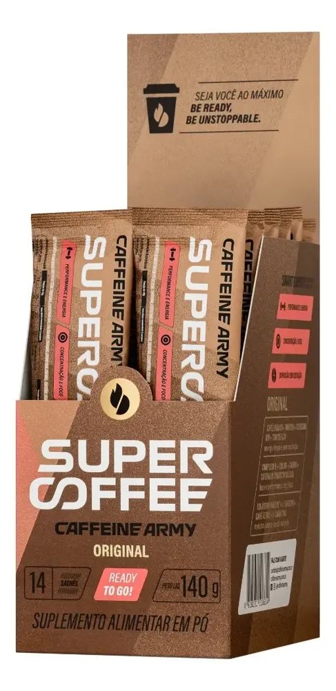 ✨Supercoffee Tradicional - Display (140g) - Caffeine Army✨️