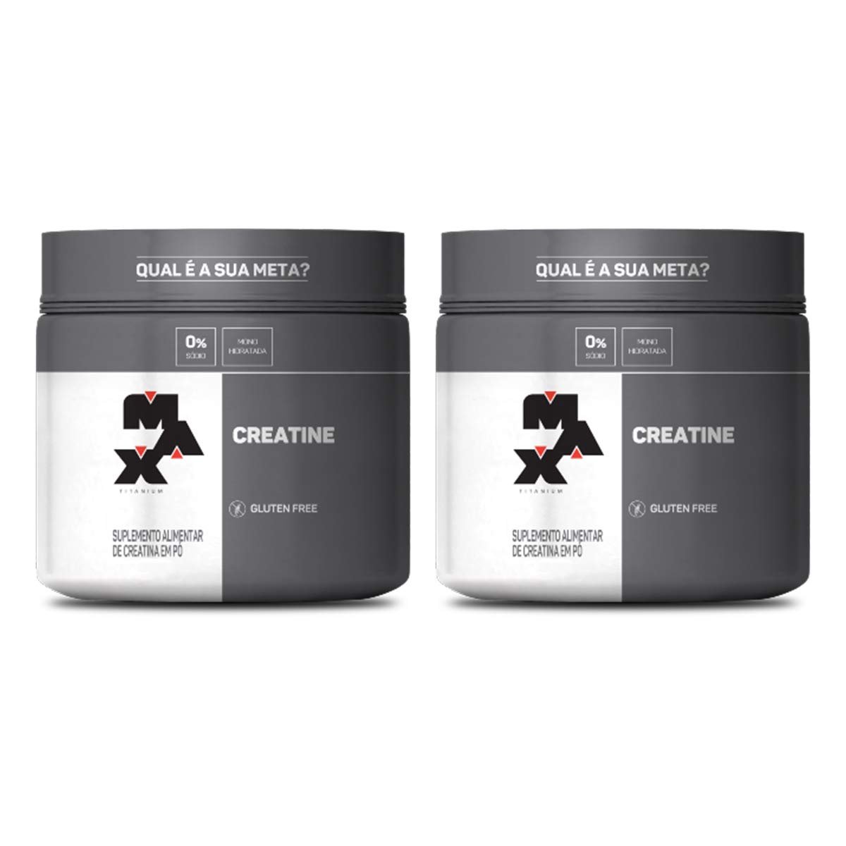 Kit com 2x Creatina 100% Max Titanium 300g